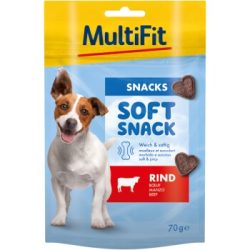 MultiFit Soft Snack 3x70g Rind