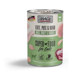 MAC's Nassfutter Katze Adult Ente, Pute und Huhn 6x400 g