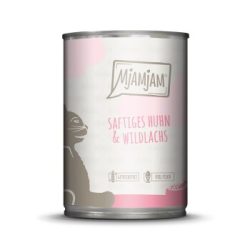 MjAMjAM Nassfutter Katze Adult Huhn und Wildlachs 6x400 g