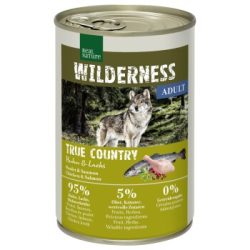 REAL NATURE WILDERNESS Nassfutter Hund Adult True Country, Huhn und Lachs 12x400 g