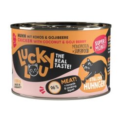 Lucky Lou Nassfutter Katze SuperMono Adult Huhn 24x200 g