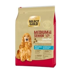 SELECT GOLD Sensitive Senior Medium mit Insekten-Protein-Mischung 4 kg