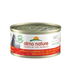 Almo nature HFC Natural Huhn und Garnelen 24x70 g