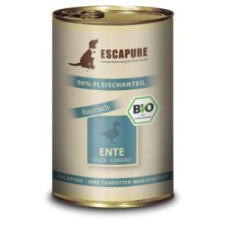 ESCAPURE Nassfutter Hund Bio Adult Ente 6x400 g