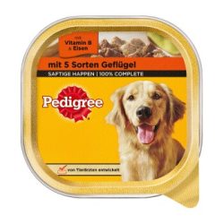 Pedigree Adult in Terrine mit Truthahn & Poulet 20x300 g