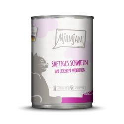 MjAMjAM Nassfutter Katze Adult 6x400 g Schwein und Möhre