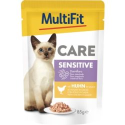 MultiFit Care Sensitive Nassfutter Katze Adult mit Poulet 24x85 g