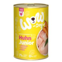 WOW Nassfutter Hund, Junior 6x400 g Huhn mit Karotte 6x400 g
