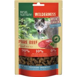 REAL NATURE WILDERNESS Meat Snack Training 150g Pure Beef, Rind mit Himbeeren und Spinat