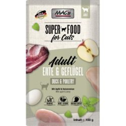 MAC's Nassfutter Katze Adult Ente und Geflügel 24x100 g