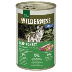 REAL NATURE WILDERNESS Nassfutter Hund Adult Deep Forest, Wildschwein mit Hirsch 12x400 g