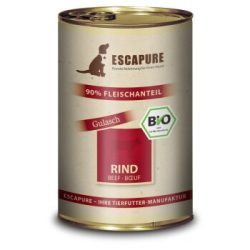 ESCAPURE Nassfutter Hund Bio Adult Rind 6x400 g