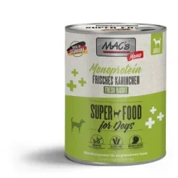 MAC's Nassfutter Hund Monoprotein Adult Kaninchen 6x800 g