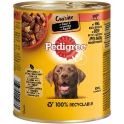 Pedigree Nassfutter Hund Adult, Cuisine, in Sauce 12x800 g