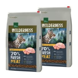 REAL NATURE WILDERNESS Trockenfutter Katze, Adult, Fresh Meat, Huhn 2x2.5 kg