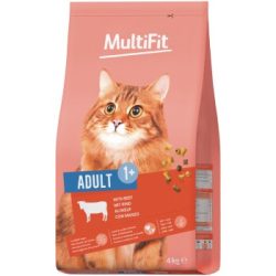 MultiFit Trockenfutter Katze, Adult, Rind 4 kg