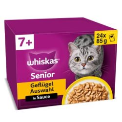 Whiskas Multipack 7+ Geflügel Auswahl in Sauce 24 x 85g