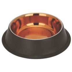 Josty Chromstahlnapf Kupfer & Schwarz 250 ml