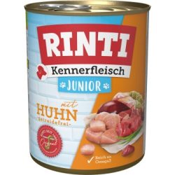 RINTI Kennerfleisch Nassfutter Hund, Junior, Dose Huhn 12x800 g
