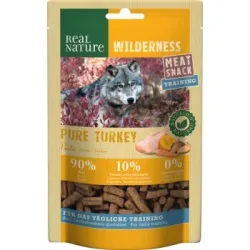 REAL NATURE WILDERNESS Meat Snack Training 150g Pure Turkey, Pute mit Kürbis, Süßkartoffeln und Karotten