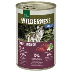 REAL NATURE WILDERNESS Nassfutter Hund Adult Pure Horse, Pferd 24x400 g