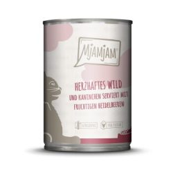 MjAMjAM Nassfutter Katze Adult Wild und Kaninchen 6x400 g