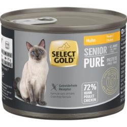 SELECT GOLD Pure Senior Paté Huhn Huhn 24x200 g