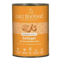 Catz finefood Nassfutter Katze Classic Adult mit Geflügel 24x400 g