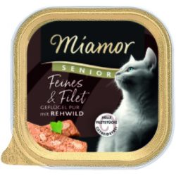 Miamor Feines&Filet Sen. Geflügel Pur&Reh 16x100g