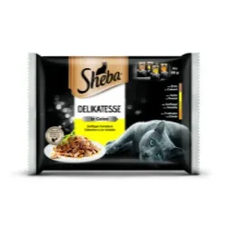 SHEBA -  Delikatesse in Gelee Geflügel Variation Beutel 4x85g, 340 g