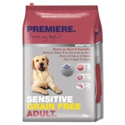 PREMIERE Sensitive Grain Free Adult Huhn Rind und Kartoffel 4 kg