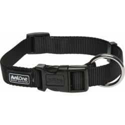 AniOne Halsband Classic Nylon schwarz L