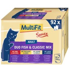 MultiFit Adult Sauce Duo Fisch & Classic Mix Multipack XXL 92x100 g