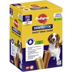 Pedigree Zahnpflege Dentastix Multipack 28 Stück für mittelgroße Hunde