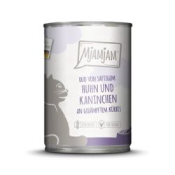 MjAMjAM Nassfutter Katze Adult, Duo 6x400 g Huhn und Kaninchen