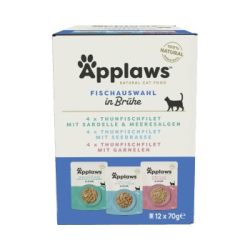 Applaws Nassfutter Katze Adult Multipack Fischvariation 48x70 g