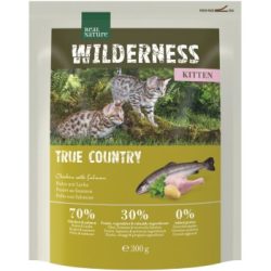 REAL NATURE WILDERNESS Trockenfutter Katze, Kitten, True Country, Huhn mit Fisch 300 g