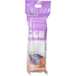 AniOne Beutel mit Zugband für Katzentoilette S