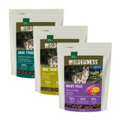 REAL NATURE Wilderness Adult 3x1 kg Probierpaket 3, Huhn, Rentier, Rind