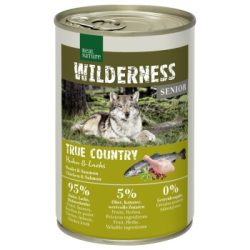 REAL NATURE WILDERNESS Nassfutter für Hunde Senior True Country, Huhn und Lachs 6x400 g