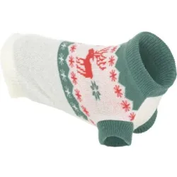 FIT+FUN Fit + Fun Strickpullover Weihnachten Hund 24 cm
