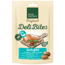 REAL NATURE Original Deli Bites 150g Lachsfilet mit Gojibeere, Matcha und Kokosöl