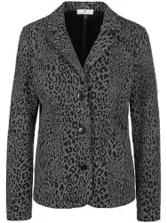Jersey-Blazer Peter Hahn grau