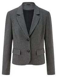 Jersey-Blazer Peter Hahn grau