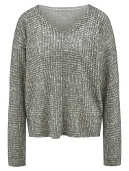 V-Pullover aus Schurwolle und Kaschmir include grün