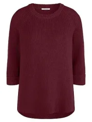 Long-Pullover aus 100% SUPIMA®-­Baumwolle Peter Hahn rot