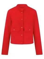 Jersey-Jacke Stehkragen BASLER rot