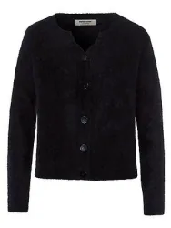 Strickjacke aus 100% Kaschmir Peter Hahn schwarz