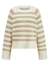 Rundhals-Pullover Frixel BOSS weiss