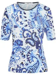 Rundhals-Shirt Peter Hahn blau